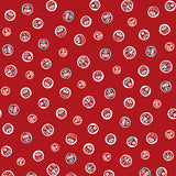 Seiran - Daruma   青嵐 綿 小 風呂敷 約48cm【だるま】MA1007 - Furoshiki (Japanese Wrapping Cloth)  48 x 48 cm