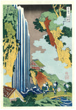 Katsushika Hokusai - Kisokaido Ono no Bakufu  (木曽海道小野ノ瀑布) - Free Shipping