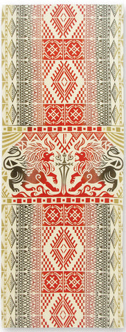 JIKAN STYLE (Kenema)  12118  [Arabesque Tile / Throne of the Lion]  アラベスクタイル/獅子の王座  -  (The dyed Tenugui)