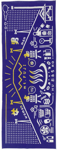 JIKAN STYLE (Kenema)   -   14771 Public bath  銭湯  桔梗　-  (The dyed Tenugui)
