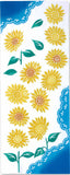 Kenema  -  50289  Beloved Sunflower　最愛のひまわり　 Japanese Tradition Cotton Towel (The dyed Tenugui)