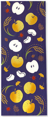 JIKAN STYLE (Kenema)  - 50325　A delicious-looking pear　しずる梨　-  (The dyed Tenugui)