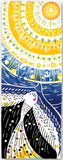 JIKAN STYLE (Kenema)  -  12133　Star-Chasing Bird / Chasing the Stars　星追い鳥/星を追って  -  (The dyed Tenugui)