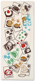 Kenema  - 50292　Japanese sweets card game　和菓子カルタ(Wagashi Karuta)　  Japanese Traditional Cotton Towel (The dyed Tenugui)