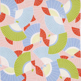 Himemusubi - Fan (pink) 扇子 ピンク   - Furoshiki   70 x 70 cm