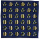 Okamisan -  Mimosa  ミモザ  M199-30049   - Furoshiki 50 x 50 cm