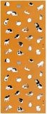Ukiyoe Tenugui - Utagawa Hiroshige  Cats - orange   歌川広 重　猫    橙- (Japanese Tenugui)