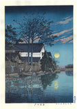 Kawase Hasui - HKS-15 Itako no Yu  (Evening at Itako) - Free Shipping