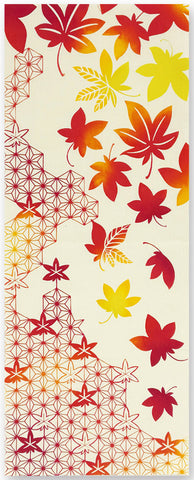 Kenema  -  50295  Dance Momiji　舞紅葉　　  (The dyed Tenugui)