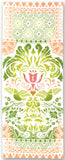 JIKAN STYLE (Kenema)  14733  [Arabesque tiles/Dance of Flowers and Birds] 【アラベスクタイル/花鳥の舞】 -  (The dyed Tenugui)