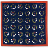 Okamisan -  Ineinari (Inari Fox) 稲荷狐   M299-06568 - Furoshiki 70 x 70 cm