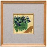 Saikosha - #112-09 Kakitsubata (Framed Cloisonné ware) - Free Shipping