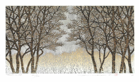 Namiki Hajime 並木一 -  Tree Scene 129 　(ED500) -  Free Shipping