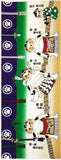 Lucky Cat  福まねき猫 - Sumo　相撲 - Japanese Traditional Cotton Towel (The dyed Tenugui) - 34cm x 90cm