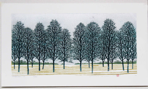 Namiki Hajime 並木一 -  Tree Scene 158　(ED200) -  Free Shipping