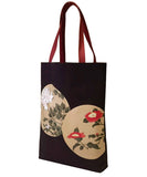 Itō Jakuchū  Tote bag     伊藤若冲　花卉天井画  Black