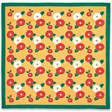 Okamisan -  Tsubaki (camellia)  椿（つばき）M299-06572   - Furoshiki 70 x 70 cm