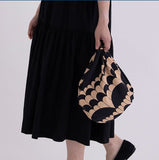 Cho Musubi -70 Aqua Drop Mina Perhonen [Comes in a special paper envelope] Sea Lace Black (Water-repellent) - 70 アクアドロップ ミナ ペルホネン【専用の紙封筒入】sea lace ブラック(撥水加工)　