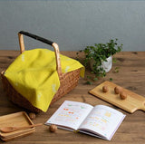 Cho Musubi - 48 Mina Perhonen Linen Embroidery L choucho Yellow - 48 ミナ ペルホネン リネンエンブロL choucho イエロー