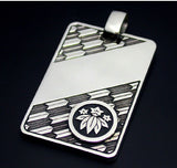 Saito - Family Crest Pendant - GENROKU Pattern Silver Emblem Pendant top Silver 950