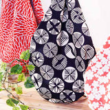 Isamonyou -  Double-Sided Dyeing  Matsu (pine)  Tetsu/Red　100 伊砂文様 両面 松 テツ/アカ  20478-307 - Furoshiki (Japanese Wrapping Cloth)