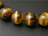 Saito - Bonji (Guardian Sanskrit) (Silver 925)  with tiger eye Prayer Beads  Rosary