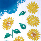 Kenema  -  50289  Beloved Sunflower　最愛のひまわり　 Japanese Tradition Cotton Towel (The dyed Tenugui)