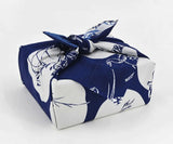 Choju Giga 鳥獣戯画 - Polka dots / Blue x Light blue A  水玉／青×水色Ａ  - Double-sided furoshiki (wrapping cloth) - Furoshiki (Japanese Wrapping Cloth)　50 x 50 cm 　　