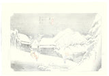 Utagawa Hiroshige - Kanbara the 15th station (The Fifty-three Stations of the Tokaido)   Unsodo Edition - Free Shipping
