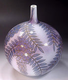 Copy of Fujii Kinsai Arita Japan - Kinsai washizome Wisteria Vase 25.20 cm - Free Shipping