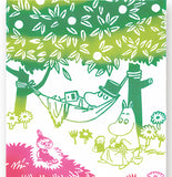 Kenema - Moomin Characters series - Camp   キャンプ  (The dyed Tenugui)