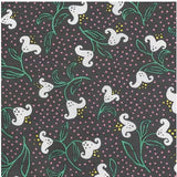 Takehisa Yumeji - Lily Gray  (ゆり  グレー)   21181-231 - Furoshiki 90 x 90 cm