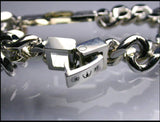 Saito - Family crest bracelet - genuine  Silver 950 (plate with family crest) with 925 silver  chain