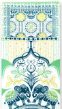 JIKAN STYLE (Kenema)  12132  [Arabesque tiles/The Happiness of Elephants] 【アラベスクタイル/万象の幸福】 -  (The dyed Tenugui)