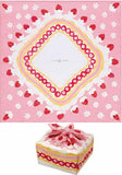 Asayama Misato - Strawberry Shortcake　苺のショートケーキ　 50 x 50 cm Furoshiki (Japanese Wrapping Cloth)