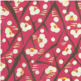 Takehisa Yumeji -Plum and cat   Pink　うめとねこ 　ピンク　 21180-108　- Furoshiki 48 x 48 cm (Copy)