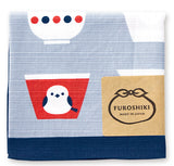 Okamisan -  Sake cup  お猪口  M199-30052  - Furoshiki 50 x 50 cm