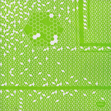 Konomi - Honeycomb Furoshiki Green    ハニカム/ライトグリーン    97X97cm  (Japanese Wrapping Cloth)
