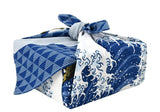 Ukiyo-e Furoshiki - Hokusai The Great Wave off Kanagawa     北斎浪50        Furoshiki (Japanese Wrapping Cloth)