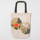 Itō Jakuchū  Tote bag     伊藤若冲　花卉天井画  Natural