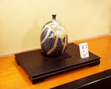 Fujii Kinsai Arita Japan - Tetsuyu Platinum & Phoenix Vase 27.50 cm - Free Shipping