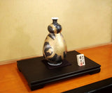 Fujii Kinsai Arita Japan - Tetsuyu Platinum & Phoenix Vase 30.60 cm - Free Shipping