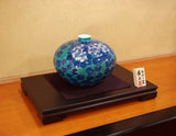 Fujii Kinsai Arita Japan - Somenishiki Ajisai (hydrangea) Vase 19.70 cm - Free Shipping