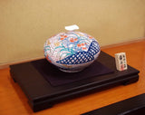 Fujii Kinsai Arita Japan - Somenishiki Shuun Nadeshiko Vase 17.50 cm - Free Shipping