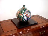 Fujii Kinsai Arita Japan - Reproduced Koimari Somenishiki Kinsai Hanakagozu kazaribana Vase 24.50 cm - Free Shipping