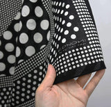 Konomi - Polka-Dot Furoshiki- Black  ポルカドット　(ブラック)    (Japanese Wrapping Cloth) 97X97cm
