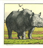 Yoshida Toshi - Sai (Rhinoceros) - Free Shipping