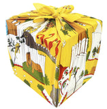 Asayama Misato - Zoo  動物園  75 x 75 cm Furoshiki (Japanese Wrapping Cloth)