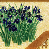 Saikosha - #112-09 Kakitsubata (Framed Cloisonné ware) - Free Shipping