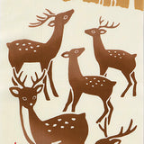 JIKAN STYLE (Kenema)  - 50319  Forest deer  森林鹿/しんりんろく   -  (The dyed Tenugui)